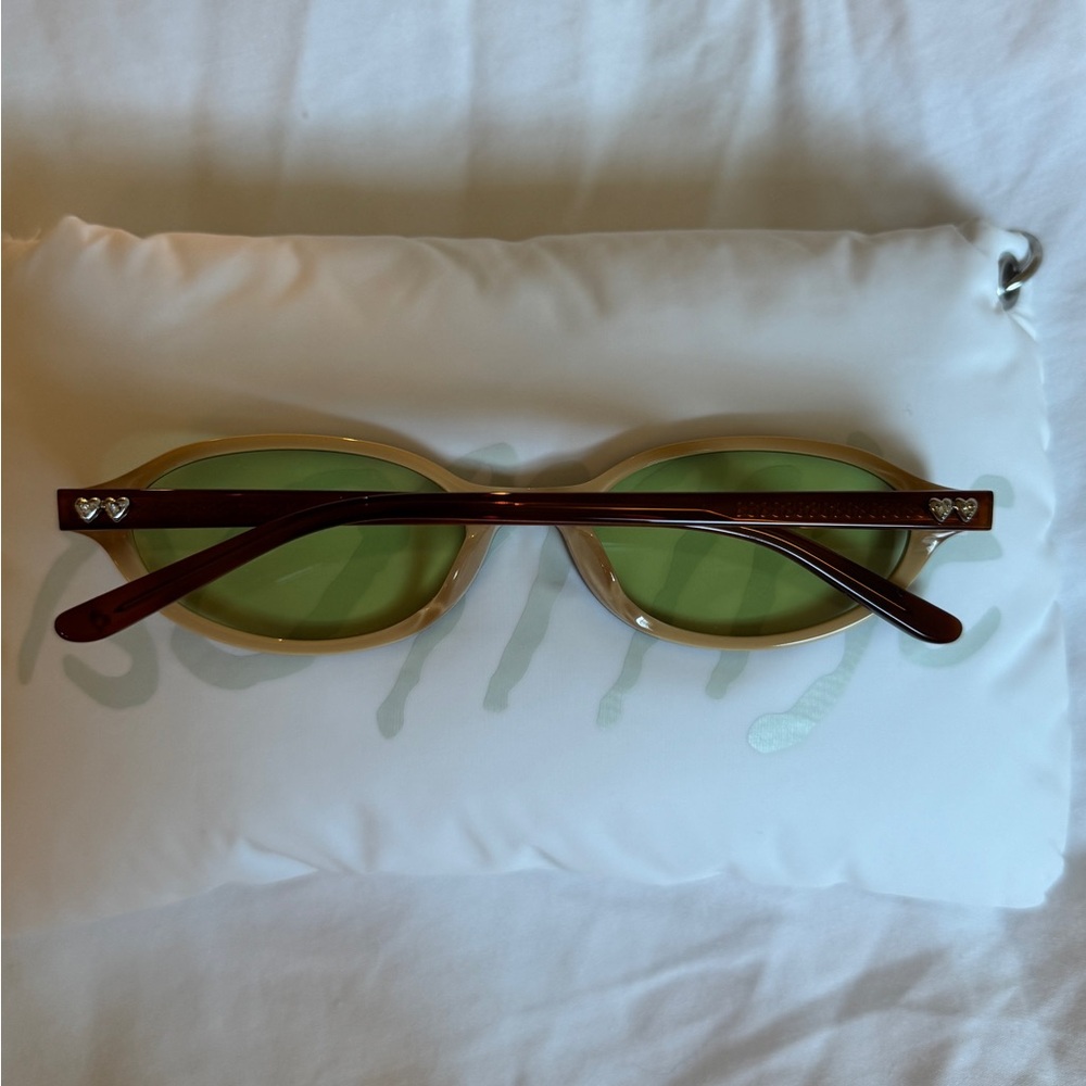 Bonnie Clyde baby sunglasses layered brown